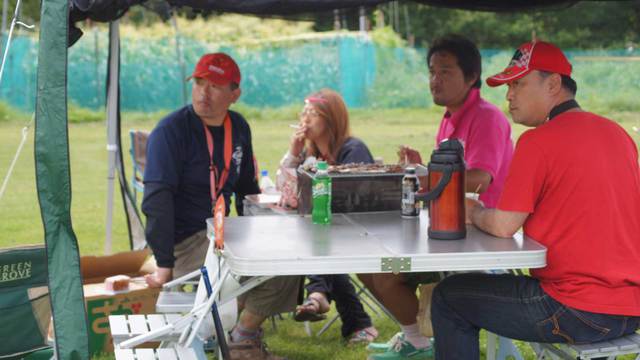 お昼はＢＢＱ